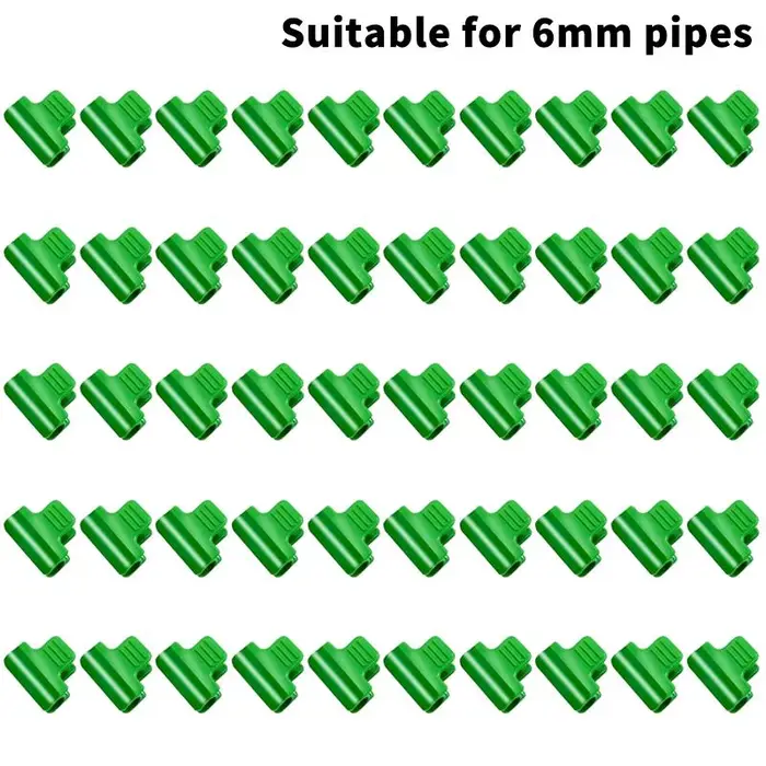 Clips de film de serre en plastique vert, 50 pièces, clips de jardin résistants au vent pour sécuris