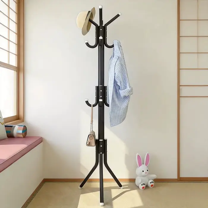 Porte-manteau multifonctionnel en métal
