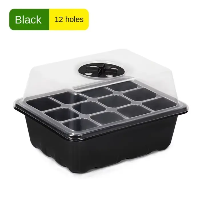 Kit de démarrage pour plantes à effet de serre avec trou de ventilation, base de germination de plan