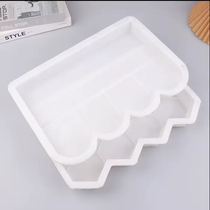 Moules en béton réutilisables pour clôture de jardin