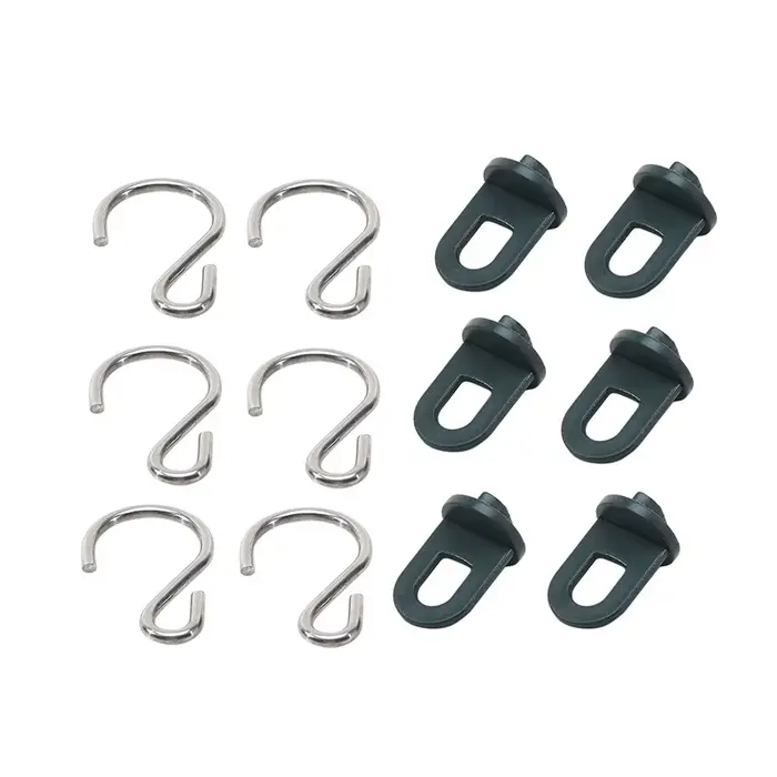 Crochets de serre, clips de fixation pour serre, ensemble de crochets de fixation pour serre avec cl
