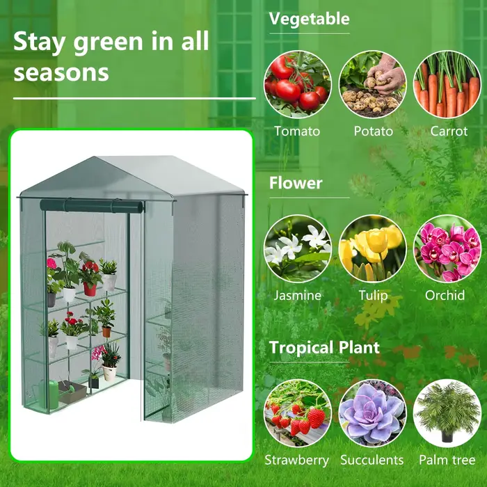 Serre de Jardin d'Extérieur, Couverture de Plante