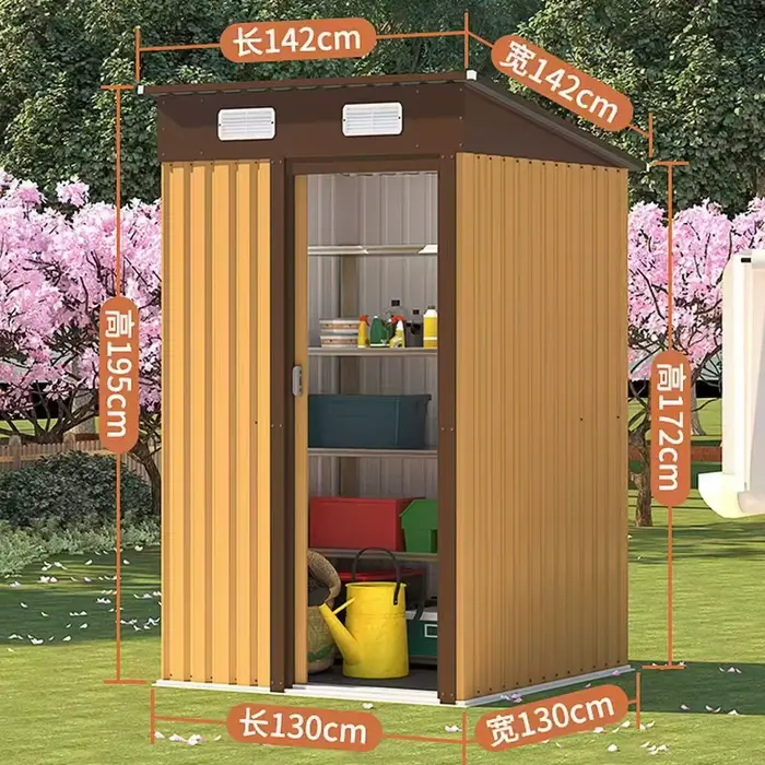 Abri de rangement extérieur, salle d'outils de jardin étanche, pièce Simple Mobile, salle utilitaire