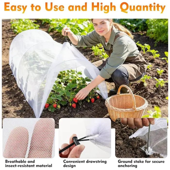 Couvertures de rangs de jardin 4FT