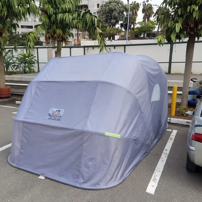 Abri de voiture pliable portable, garage télescopique, abri de stationnement préfabriqué avec housse