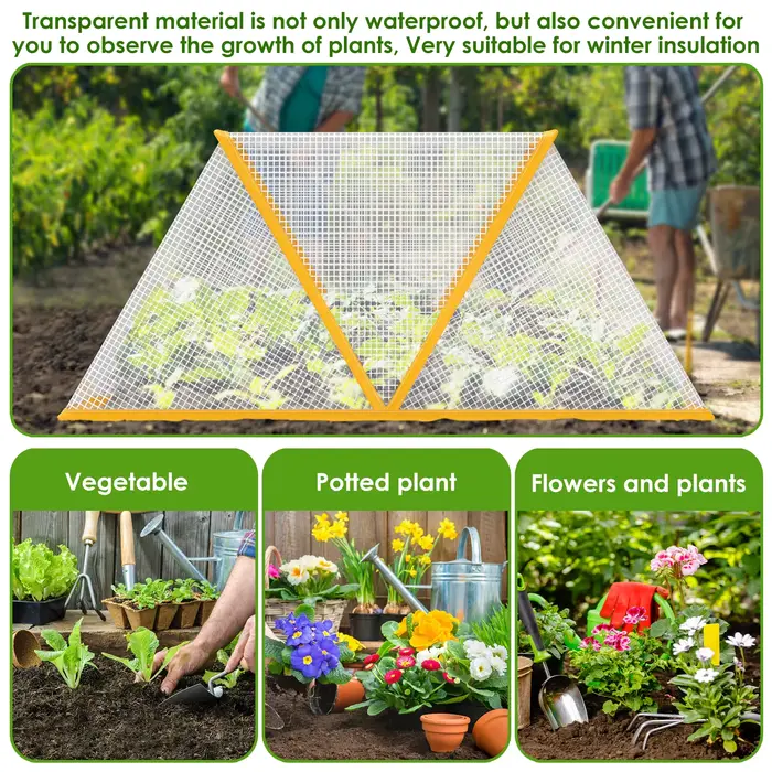 Couverture de serre pliable pour jardin