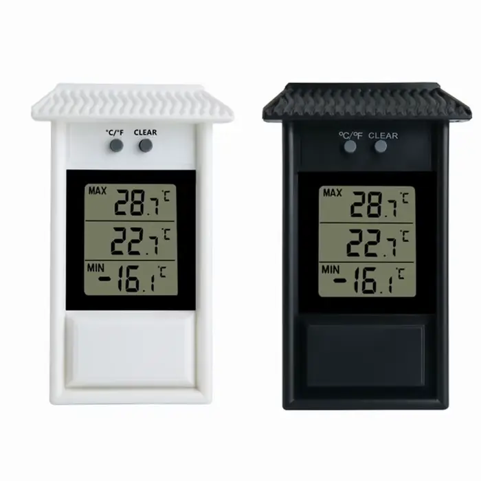 Thermomètre numérique étanche pour jardin