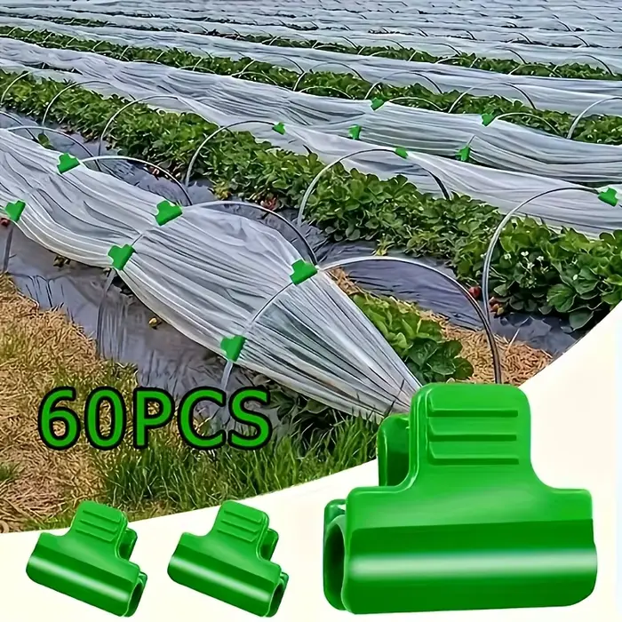 Clips de Film de serre en plastique vert