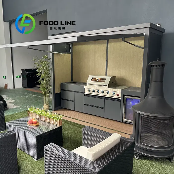 Abri de barbecue en acier inoxydable de qualité supérieure