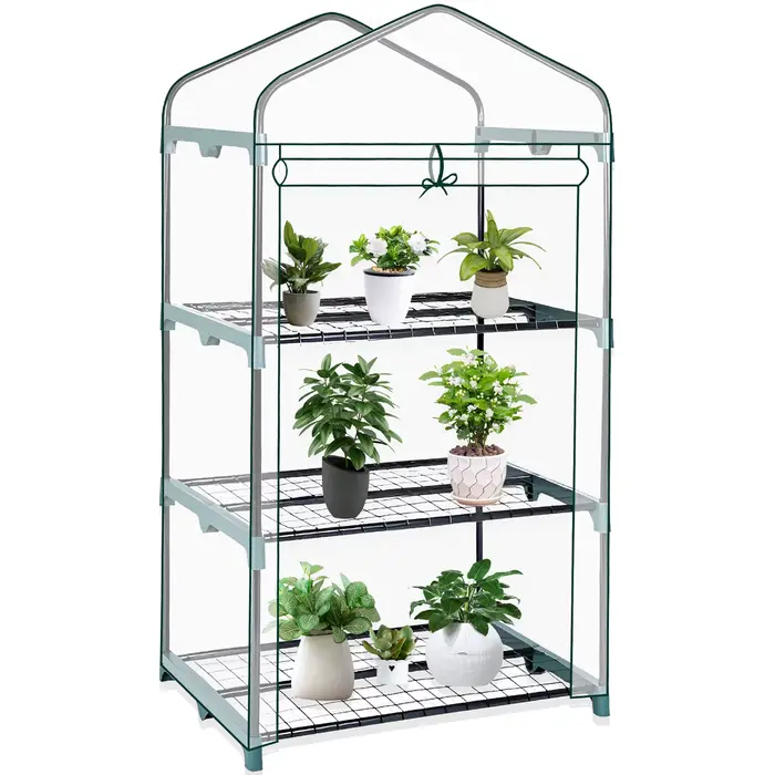 Serre de jardin transparente, résistante aux intempéries, couverture de maison pour cultiver des pla