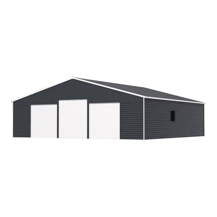 Structure de garage en acier galvanisé de haute qualité