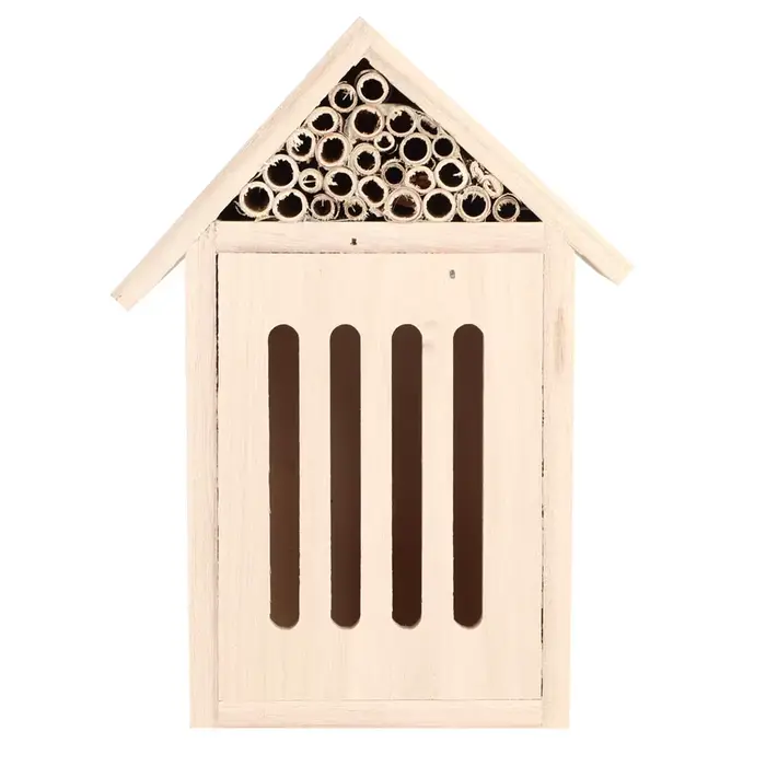 Maison d'insectes en bois de jardin, maison d'insectes bénéfique, maison d'abeilles, boîte de nid dé