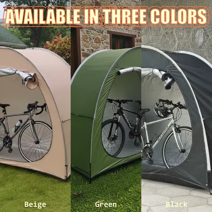 Abri de vélo portable pour l'extérieur