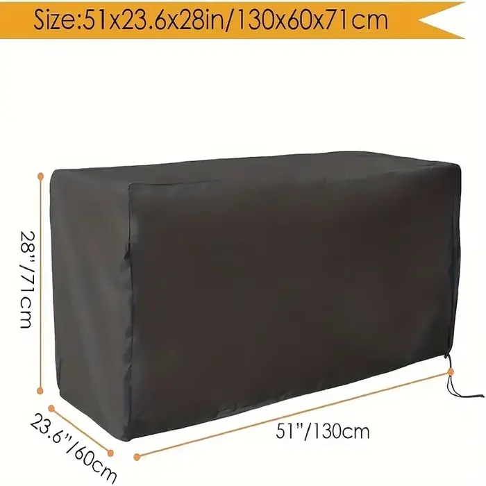 Housse de boîte de terrasse de patio extérieur toutes saisons – Protection imperméable